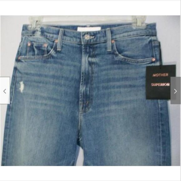 NWT Mother High Waisted Rider Ankle Jeans Far Beyond the Sky 30 - Picture 5 of 12